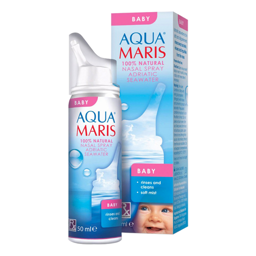 Aqua Maris Baby 100% Natural Nasal Spray Adriatic Sea Water ຂະໜາດ 50 ml