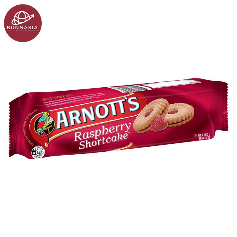 Arnott's Raspberry Shortcake Cream Biscuits 250g – Shopping-D Service ...
