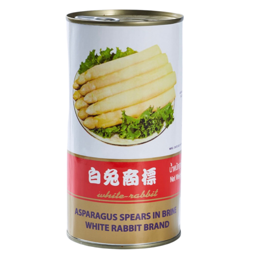 Asparagus Spears In Brine White Rabbit Brand 800g