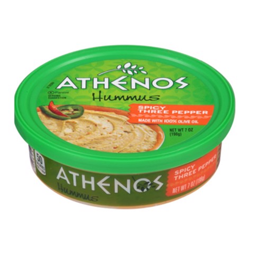 Athenos Hummus Spicy Three Pepper 198g