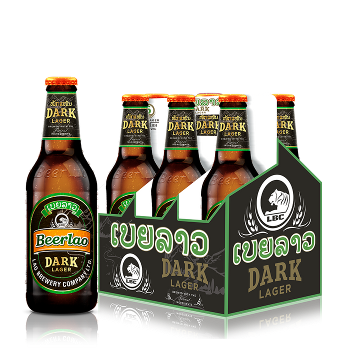 Beerlao Dark Beer 330ml Pack 6