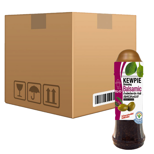 BOX OF 12 bottles KEWPIE Dressing Balsamic 210g