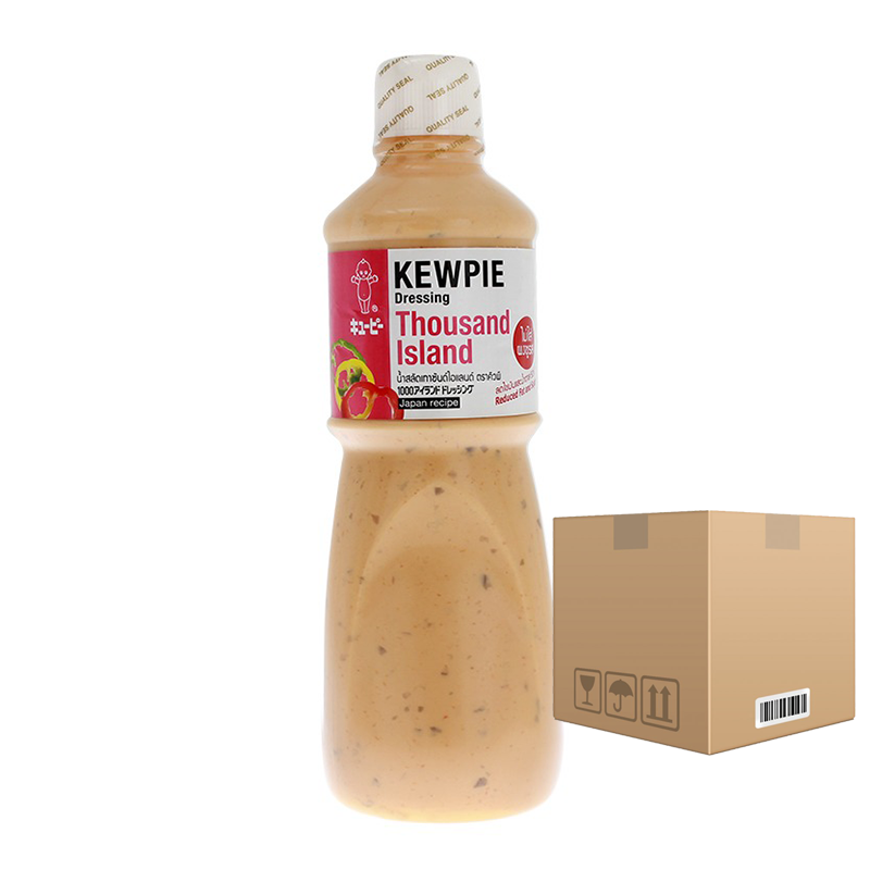 BOX OF 6 Kewpie Dressing Thousand Island 1000 ml