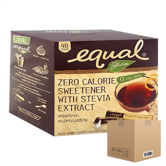 BOX OF 6 packs Equal Stevia 80g pack of 40 sachets