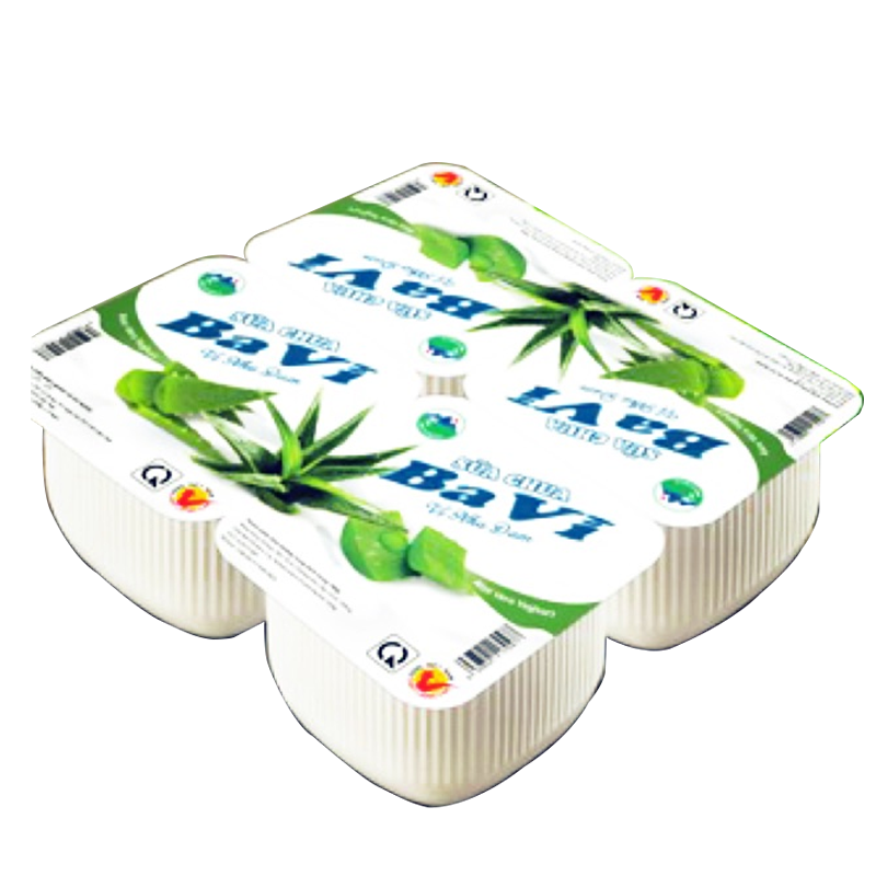 Ba Vi Yoghurt Aloe vera ຂະໜາດ 100g ຊອງ 4pcs