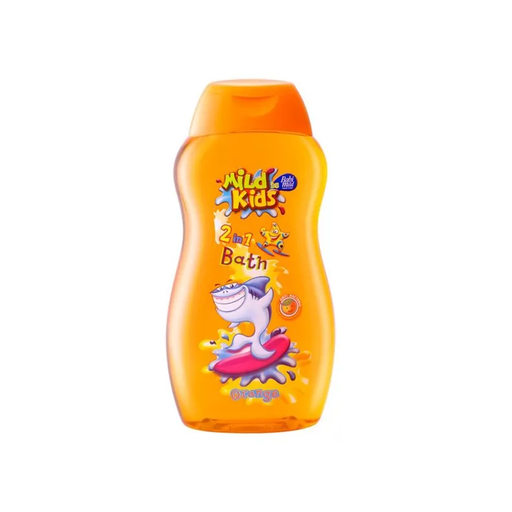 Babi Mild Bath and Shampoo Mild Kids Scent Orange 200ml 