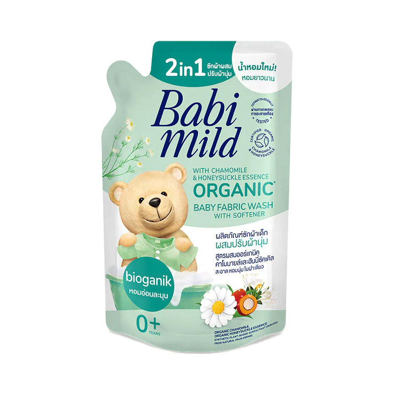 Babi Mild Ultra Mild Organic Baby Detergent Pure Natural Scent 570ml. Refill