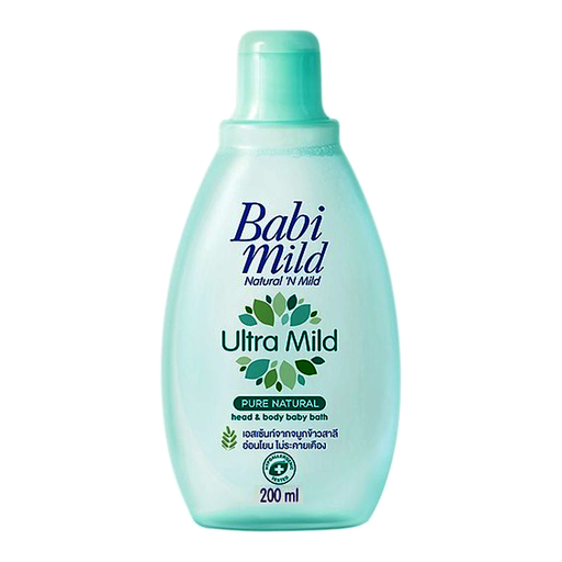 Babi Mild Ultra Mild Pure Natural Head & Body Baby Bath Size 200ml