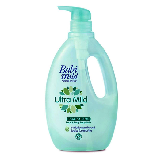 Babi Mild Ultra Mild Pure Natural Head & Body Baby Bath Size 850ml