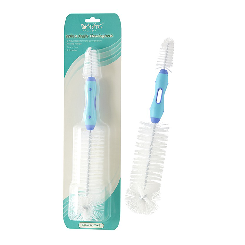 Babito Two-Way Bottle And Nipple Cleaning Brush Standard