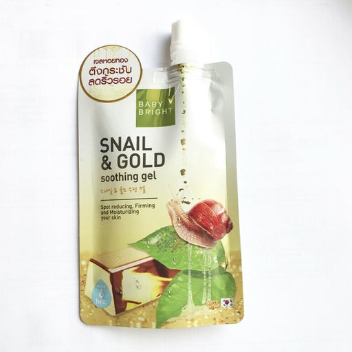 Baby Bright Snail &amp; Gold Soothing Gel 50g