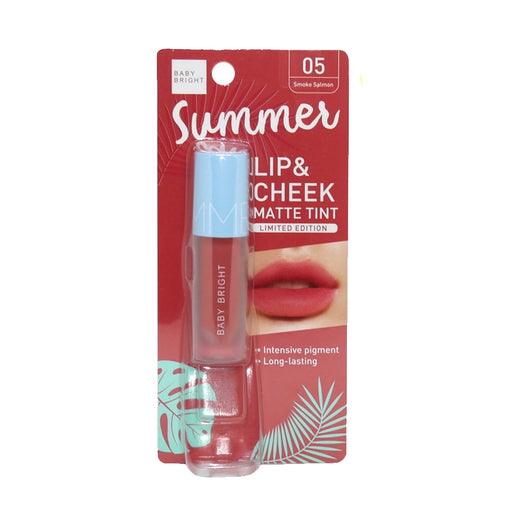 Baby Bright Summer Lip & Cheek Matte Tint Limited Edition 2,4g No,05