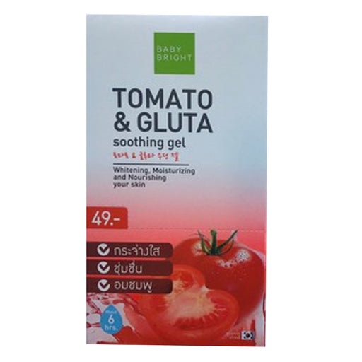 Baby Bright Tomato & Gluta Soothing Gel 50g pack3