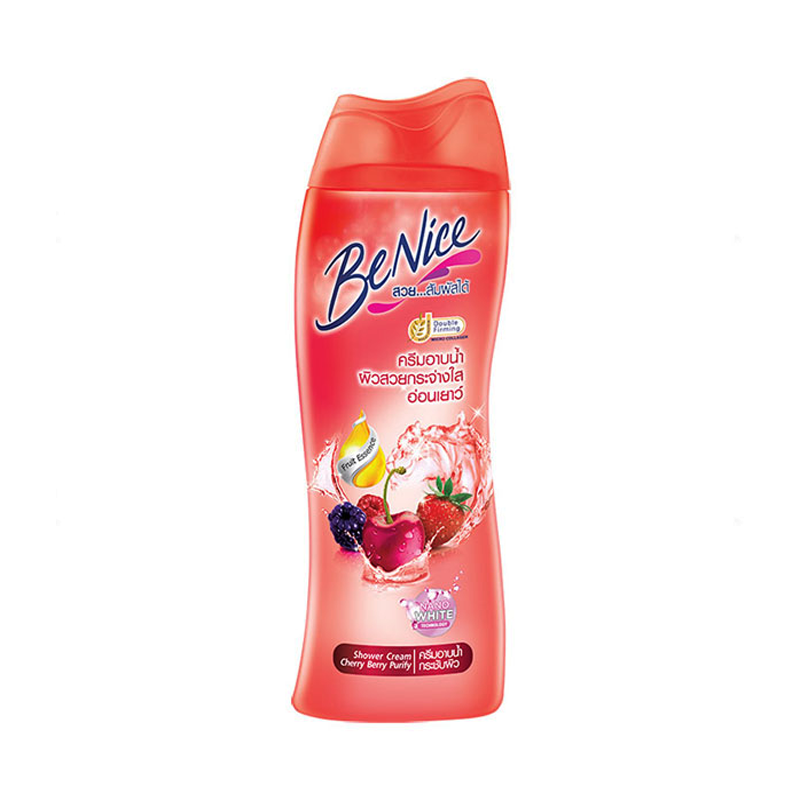BeNice Firm &amp; White Cherry Berry Purify Shower Cream 180ml
