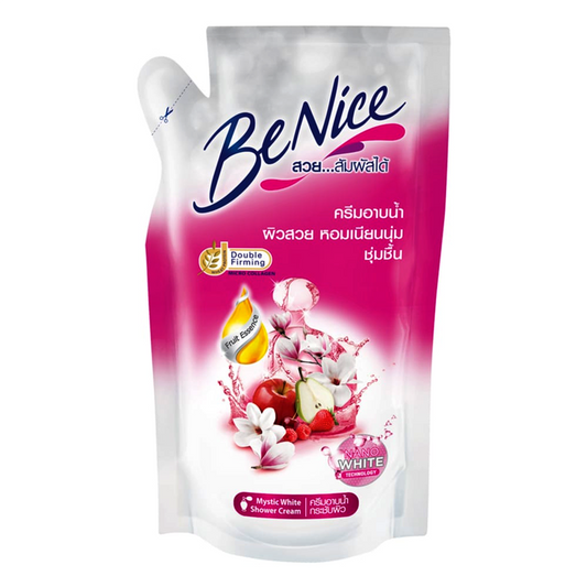 BeNice Scent Mystic White Firm & White Refill Shower Cream Size 400ml