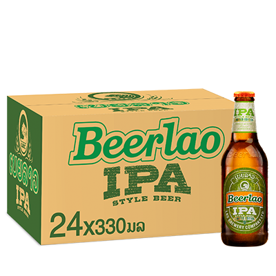 Beerlao IPA carton 330ml bottle per box of 24 bottles