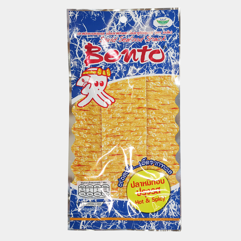 Bento Squid Seafood Snack Hot & Spicy size 24g