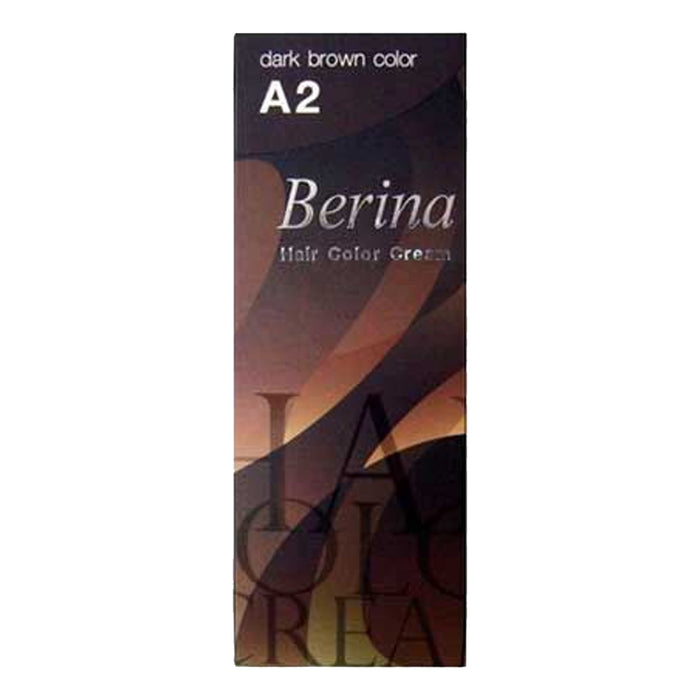 ຄີມທາສີຜົມ Berina ສີນ້ຳຕານເຂັ້ມ A2