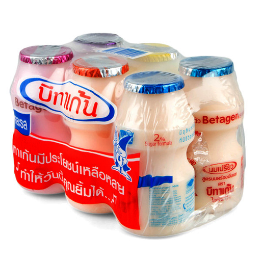 Betagen Drinking Yoghurt Assorted Flavoured 85ml (Pack of 6 Bottle)