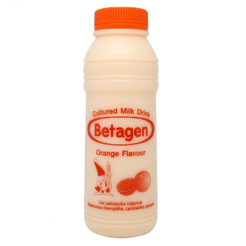 Betagen Orange Flavor Fermented Milk 300ml