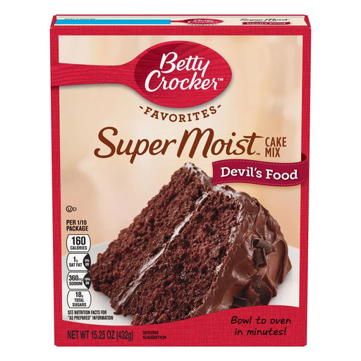 Betty Crocker Favorites Super Moist Cake Mix Devils Food 432g
