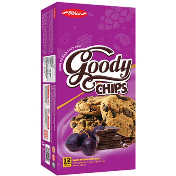 Bibica Goody Chip Banh Socola Chip Nno 144g