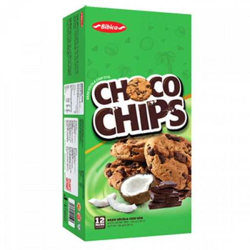 Bibica Goody Chocolate Chip Cookies with Coconut 144g
