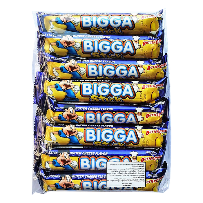 Bigga Stick Butter Cheese Flavor 10g ຊອງ 24 ປ່ຽງ