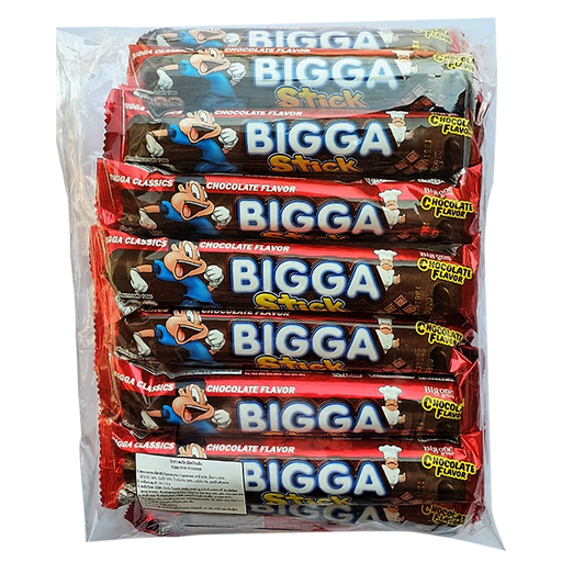 Bigga Stick Chocolate Flavor 10g ຊອງ 24 ປ່ຽງ