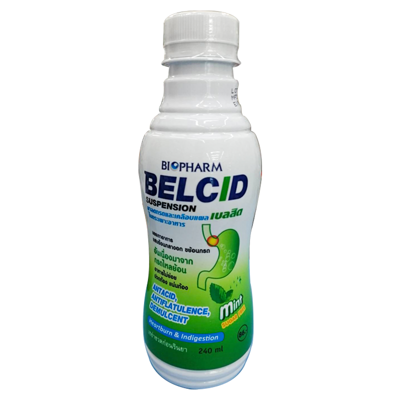 Biopharm Belcid Suspension Antacid, Antiflatulence, Demulcent Size 240