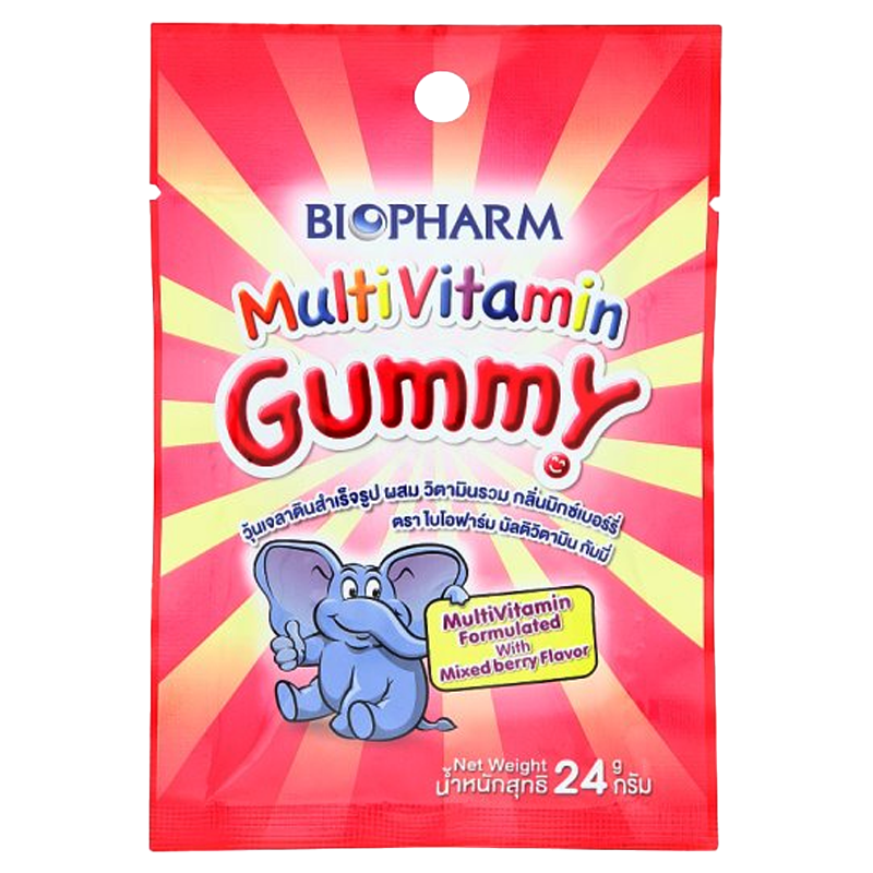 Biopharm Multi Vitamin Gummy Mixberry Flavor Gummy Jelly Size 24g