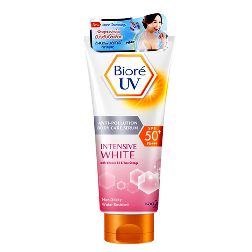 Biore UV Anti-Pollution Body Care Serum Intensive White SPF50+ PA+++ Size 150g