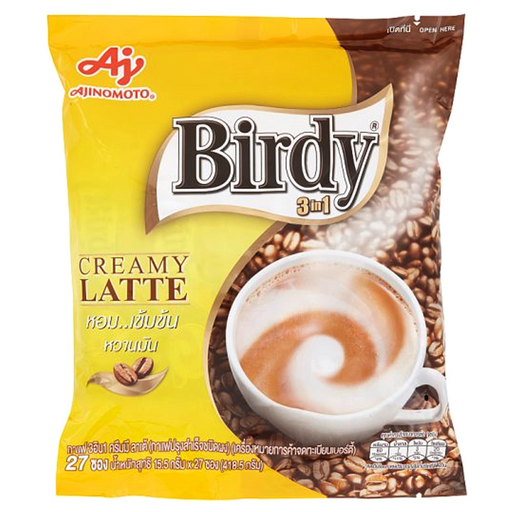 ກາເຟ ເບີດີ້ Birdy 3in1 Creamy Latte Instant Coffee Mix 15.5g x 27 Sachets