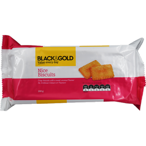 Black & Gold Nice Biscuits 200g