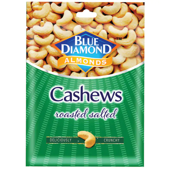 Blue Diamond Almonds Cashews Roasted Salted Deliciously Crunchy 35g