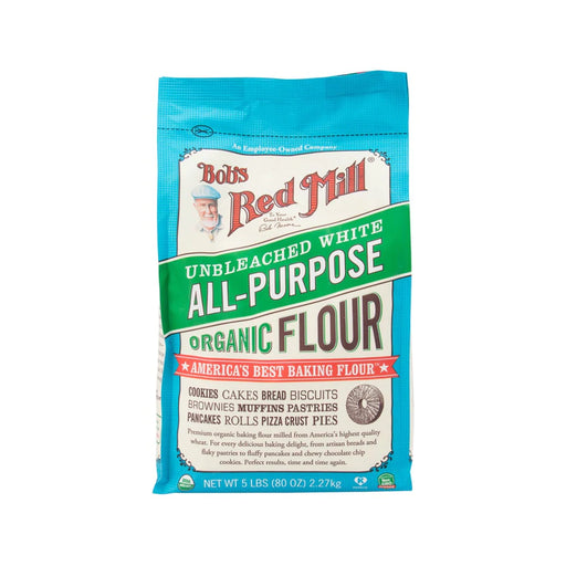Bobs Red Mill Unbleached White All-Purpose Organic Flour 2.27kg