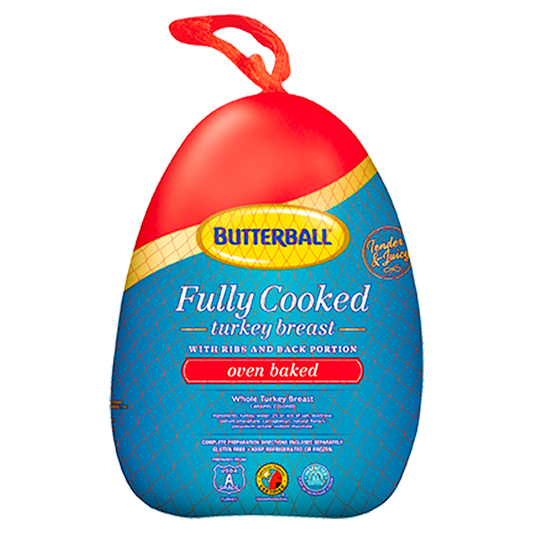 Butterball Fully Cooked Oven Baked Turkey Breast Size 2300g