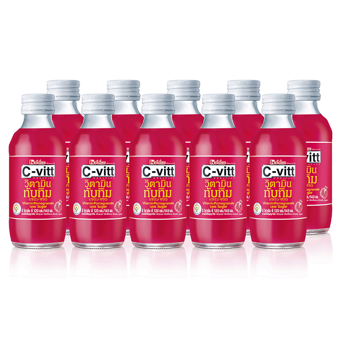 CVitt Vitamin C Drink Pomegranate 140 ml x 10 Bottles — ShoppingD Service Platform