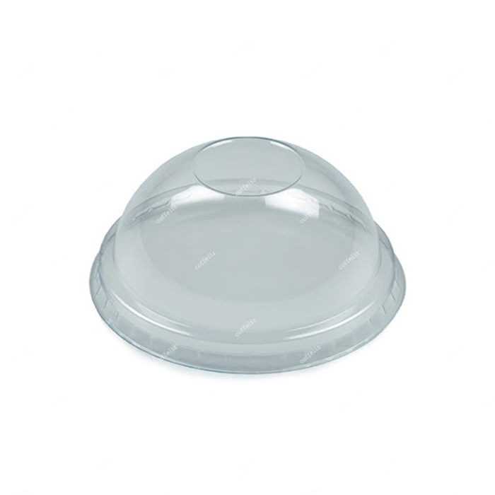 CEY Lid  Dome Close the Plastic cup 90mm (Drill Small hole) Pack 50 pirces