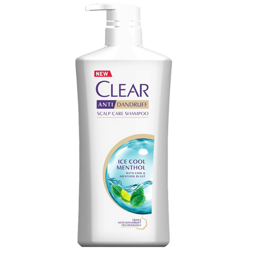 CLEAR Anti Dandruff Scalp Care Shampoo Ice Cool Menthol with Lime & Menthol Blast 480ml