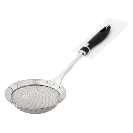 CPK KitchenKlass Deep Frying Spoon Black Handle (ZH217) Size 12cm