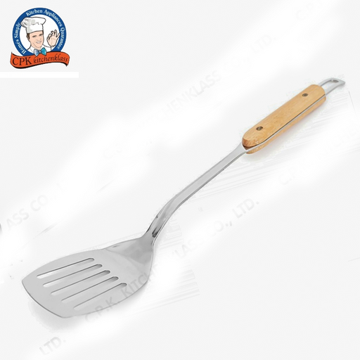 CPK KitchenKlass Stainless steel turner with wooden handle