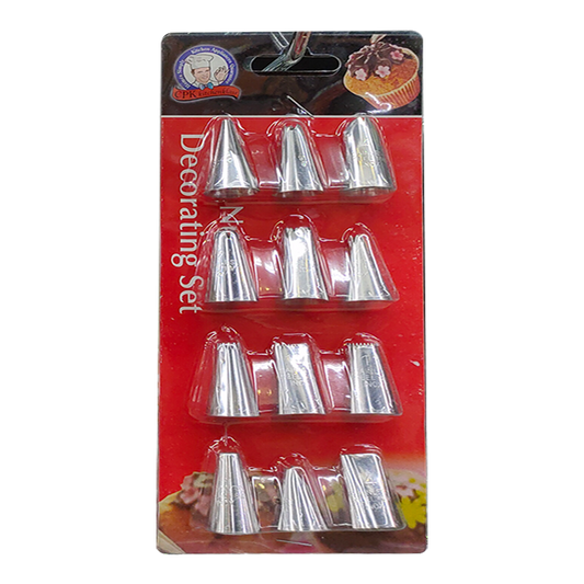 CPK Kitchenklass Stainless steel decorating nozzle set of 12 pieces