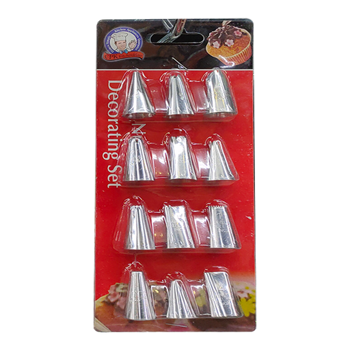 CPK Kitchenklass Stainless steel decorating nozzle set of 12 pieces