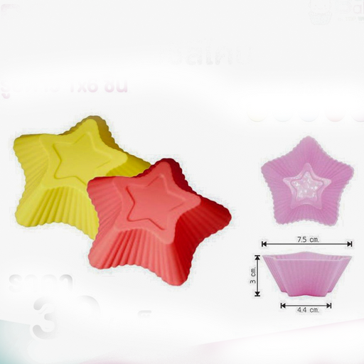 CPK Kitchenklass Star shape Silicone candy mold (80363) Pack 3 pcs