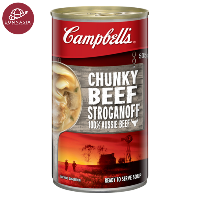 Campbell's Chunky Beef Stroganoff Soup Flavor 505g 