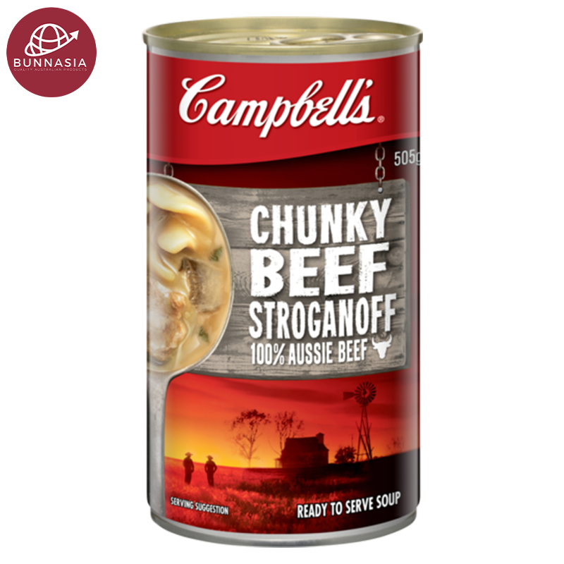Campbell's Chunky Beef Stroganoff Soup Flavor 505g 