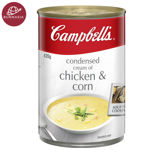 Campbell's Condensed Cream of Chicken &amp; Corn Soup Flavor 420g 
