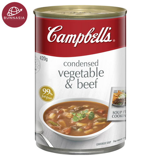 Campbell's Condensed Vegetable & Beef Soup Flavour  420g