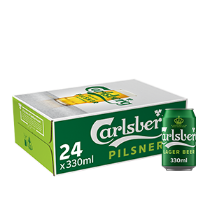 Carlsberg 330ml ກະປ໋ອງຕໍ່ກ່ອງ 24 Cans